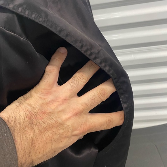 Vintage 1990s Excalibur Las Vegas Moto Style Satin Jacket - Picture 8 of 10